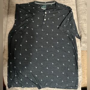 Swagger Navy Patterned Men's Casual Shirt